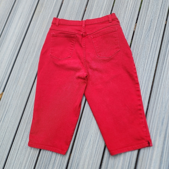 10p Red denim capris - Picture 10 of 10